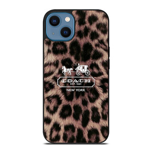 COACH NEW YORK LEOPARD iPhone 14 Case COACH NEW YORK LEOPARD iPhone 14 Case