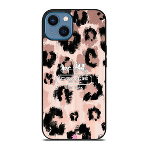 COACH NEW YORK LEOPARD SKIN iPhone 14 Case COACH NEW YORK LEOPARD SKIN iPhone 14 Case