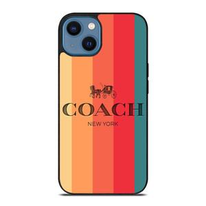 COACH NEW YORK STRIPES 2 iPhone 14 Case