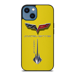 Corvette Stingray C7 Yellow iPhone 14 Case Corvette Stingray C7 Yellow iPhone 14 Case