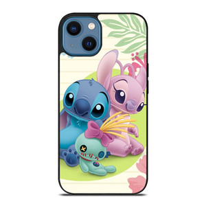 DISNEY STITCH AND GIRLFRIEND iPhone 14 Case DISNEY STITCH AND GIRLFRIEND iPhone 14 Case
