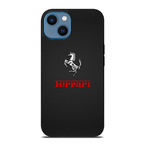 FERRARI LOGO METAL POINT iPhone 14 Case FERRARI LOGO METAL POINT iPhone 14 Case