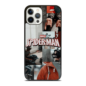 MARVEL SPIDERMAN LOGO COLAGE iPhone 12 Pro Case MARVEL SPIDERMAN LOGO COLAGE iPhone 12 Pro Case