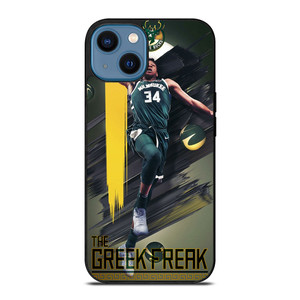 GIANNIS ANTETOKOUNMPO MILWAUKEE BUCKS iPhone 14 Case GIANNIS ANTETOKOUNMPO MILWAUKEE BUCKS iPhone 14 Case