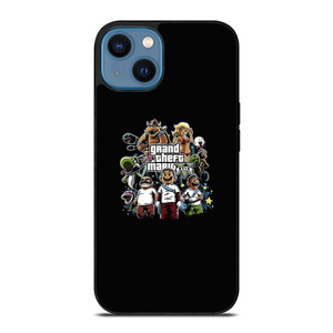 GRAND THEFT FIVE GTA 5 MARIO BROSS iPhone 14 Case