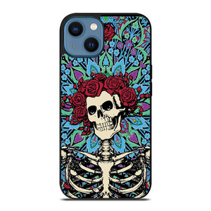 GRATEFUL DEAD SKELETON AND ROSES iPhone 14 Case GRATEFUL DEAD SKELETON AND ROSES iPhone 14 Case