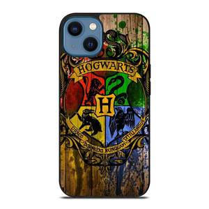 HOGWARTS HARRY POTTER LOGO WOOD iPhone 14 Case HOGWARTS HARRY POTTER LOGO WOOD iPhone 14 Case