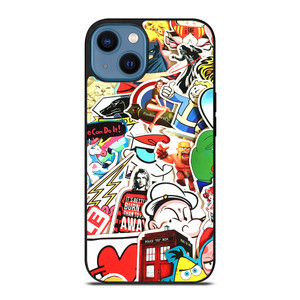 JMD STYLING STICKERS BOMB iPhone 14 Case JMD STYLING STICKERS BOMB iPhone 14 Case