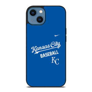 KANSAS CITY BASEBALL BLUE iPhone 14 Case KANSAS CITY BASEBALL BLUE iPhone 14 Case