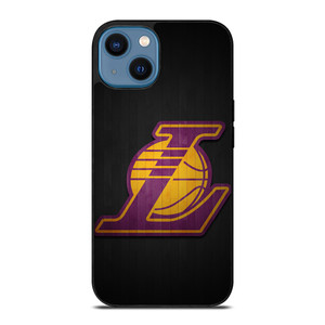 LA LAKERS WOODEN LOGO iPhone 14 Case