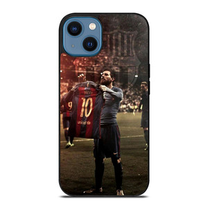 LEO MESSI CLASICO CELEBRATE 1 iPhone 14 Case