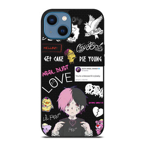 LIL PEEP STICKER COLLECTION iPhone 14 Case