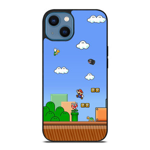 MARIO BROSS GAME NINTENDO iPhone 14 Case