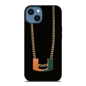 MIAMI HURRICANES TURNOVER CHAIN iPhone 14 Case MIAMI HURRICANES TURNOVER CHAIN iPhone 14 Case