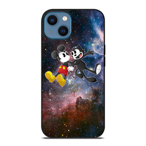 MICKEY MOUSE AND FELIX THE CAT iPhone 14 Case