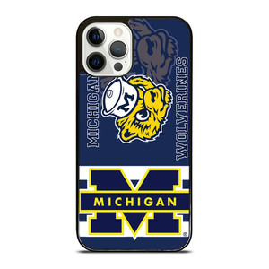 MICHIGAN WOLVERINES 6 iPhone 12 Pro Case MICHIGAN WOLVERINES 6 iPhone 12 Pro Case