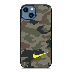 NIKE LOGO CAMO ARMY iPhone 14 Case NIKE LOGO CAMO ARMY iPhone 14 Case