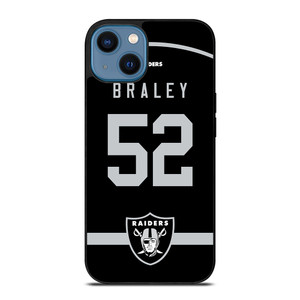 OAKLAND RAIDERS BRALEY iPhone 14 Case OAKLAND RAIDERS BRALEY iPhone 14 Case