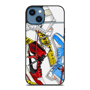 OFF WHITE AIR JORDAN SHOES iPhone 14 Case OFF WHITE AIR JORDAN SHOES iPhone 14 Case
