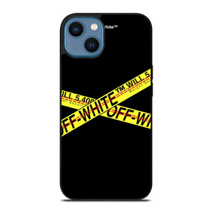 OFF WHITE LOGO STRIP iPhone 14 Case