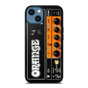 ORANGE GUITAR BASS AMP HEAD iPhone 14 Case ORANGE GUITAR BASS AMP HEAD iPhone 14 Case