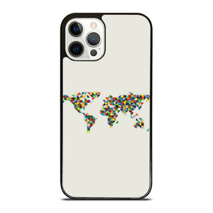 MINIMALISTIC WORLD MAP iPhone 12 Pro Case