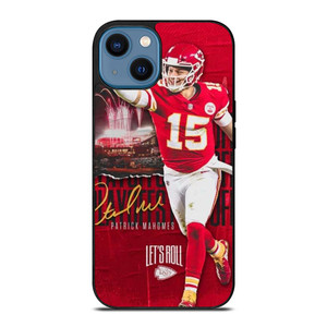 PATRICK MAHOMES KC CHIEFS iPhone 14 Case PATRICK MAHOMES KC CHIEFS iPhone 14 Case