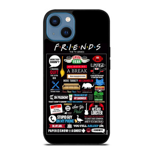 POSTERHOUZZ FRIENDS TV SHOW iPhone 14 Case POSTERHOUZZ FRIENDS TV SHOW iPhone 14 Case