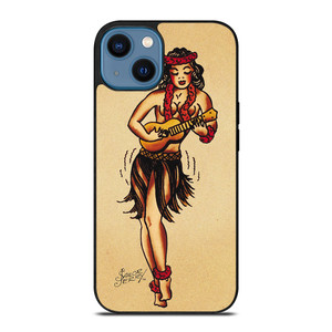 SAILOR JERRY TATTOO HAWAII iPhone 14 Case SAILOR JERRY TATTOO HAWAII iPhone 14 Case