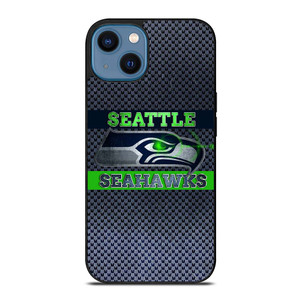 SEATTLE SEAHAWKS METAL LOGO iPhone 14 Case SEATTLE SEAHAWKS METAL LOGO iPhone 14 Case