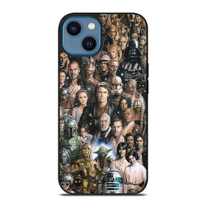 STAR WARS CHARACTERS ART iPhone 14 Case STAR WARS CHARACTERS ART iPhone 14 Case