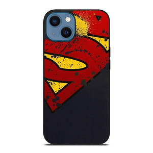 SUPERMAN LOGO BRUSH iPhone 14 Case SUPERMAN LOGO BRUSH iPhone 14 Case