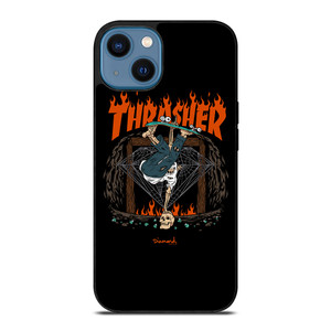 THRASHER DIAMOND SUPPLY CO iPhone 14 Case THRASHER DIAMOND SUPPLY CO iPhone 14 Case
