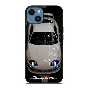 TOYOTA SUPRA WHITE CAR iPhone 14 Case TOYOTA SUPRA WHITE CAR iPhone 14 Case