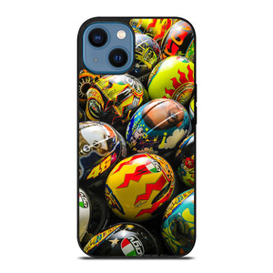 VALENTINO ROSSI AGV COLLECTION HELMETS iPhone 14 Case VALENTINO ROSSI AGV COLLECTION HELMETS iPhone 14 Case
