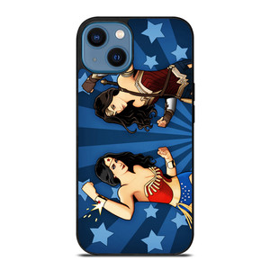 WONDER WOMAN LYNDA CARTER & GAL GADOT iPhone 14 Case WONDER WOMAN LYNDA CARTER & GAL GADOT iPhone 14 Case
