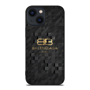 BALENCIAGA BLACK CUBE LOGO iPhone 14 Plus Case