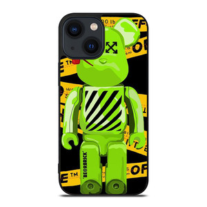 BEARBRICK X OFF WHITE 2 iPhone 14 Plus Case BEARBRICK X OFF WHITE 2 iPhone 14 Plus Case