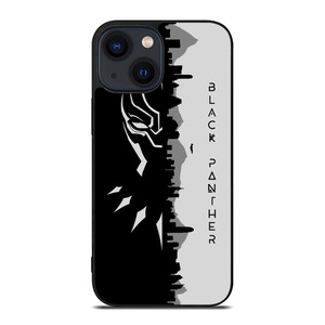 BLACK PANTHER BLACK WHITE FAN ART iPhone 14 Plus Case BLACK PANTHER BLACK WHITE FAN ART iPhone 14 Plus Case