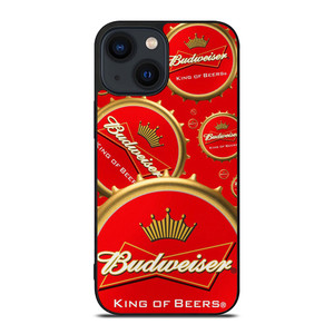 BUDWEISER BOTTLE CAP LOGO iPhone 14 Plus Case BUDWEISER BOTTLE CAP LOGO iPhone 14 Plus Case