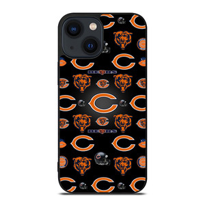 CHICAGO BEARS LOGO COLLAGE iPhone 14 Plus Case CHICAGO BEARS LOGO COLLAGE iPhone 14 Plus Case