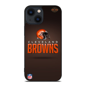 CLEVELAND BROWNS 1 iPhone 14 Plus Case CLEVELAND BROWNS 1 iPhone 14 Plus Case