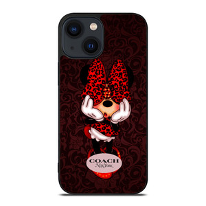 COACH MINNIE MOUSE NEW YORK iPhone 14 Plus Case COACH MINNIE MOUSE NEW YORK iPhone 14 Plus Case