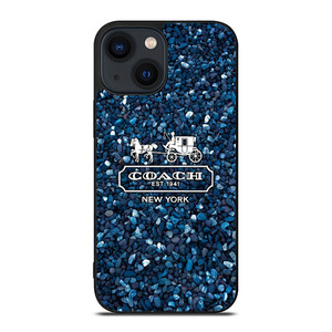 COACH NEW YORK BLUE STONE iPhone 14 Plus Case