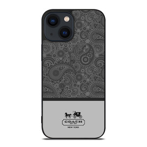 COACH NEW YORK GREY BATIK iPhone 14 Plus Case COACH NEW YORK GREY BATIK iPhone 14 Plus Case