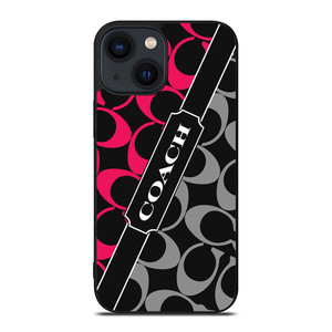 COACH NEW YORK RED WHITE iPhone 14 Plus Case