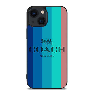 COACH NEW YORK STRIPES iPhone 14 Plus Case