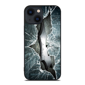 CRACKED OUT GLASS BATMAN THE DARK KNIGHT 2 iPhone 14 Plus Case