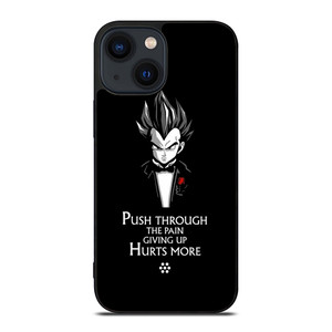 DRAGON BALL Z VEGETA QUOTE iPhone 14 Plus Case
