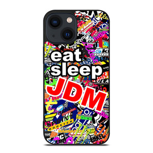 EAT SLEEP JDM iPhone 14 Plus Case EAT SLEEP JDM iPhone 14 Plus Case